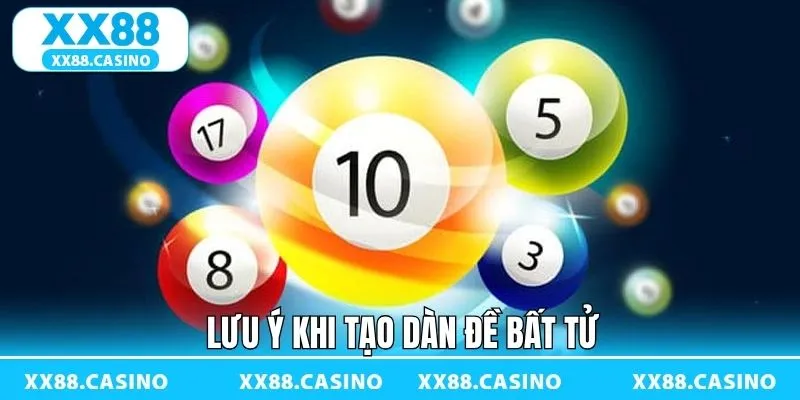 Những điều nên lưu ý khi thực hiện tạo dàn đề cá cược bất tử